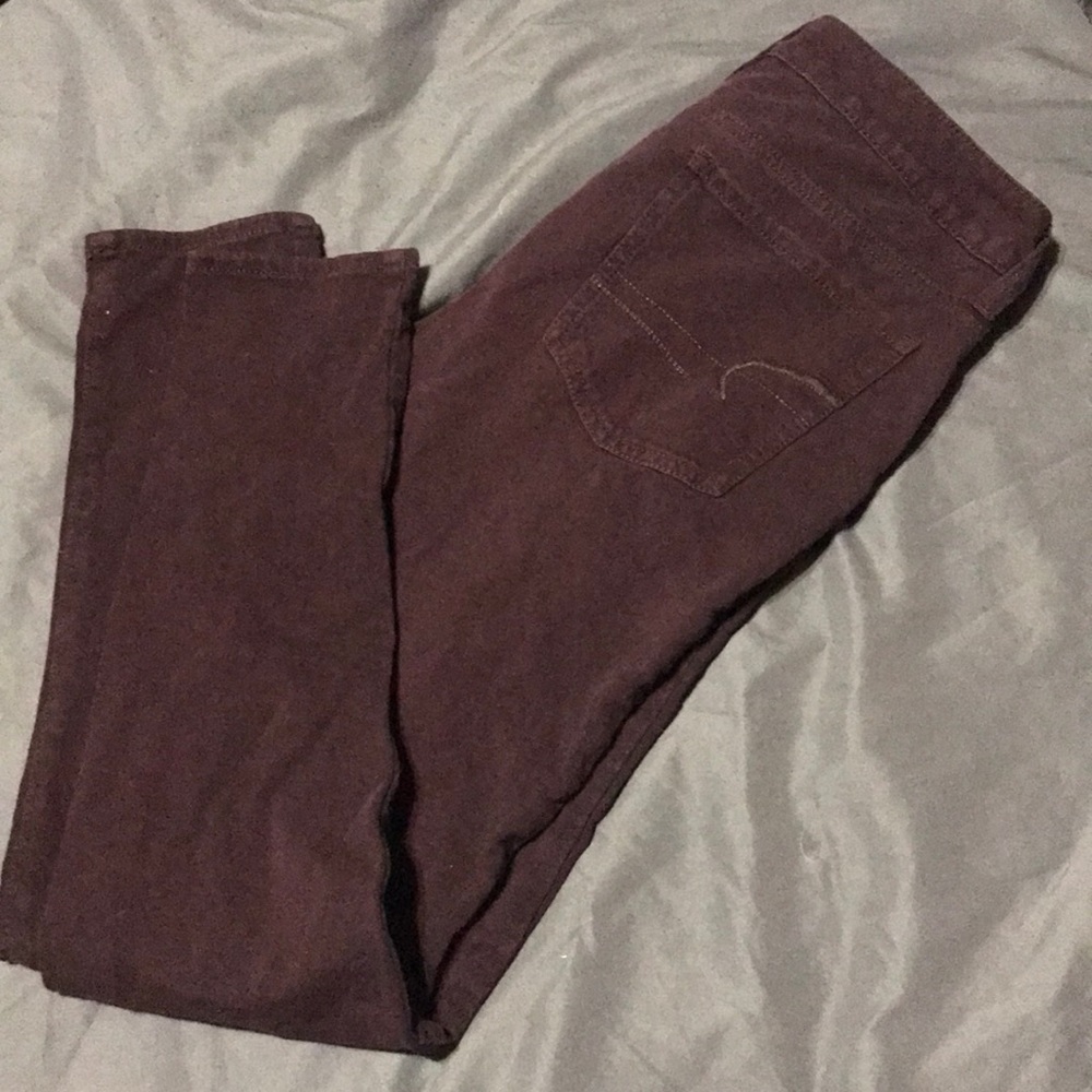 AE maroon Jeans